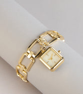 All Linked Up Watch Charm Bracelet