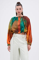 TIFFANY OMBRE BLOUSE