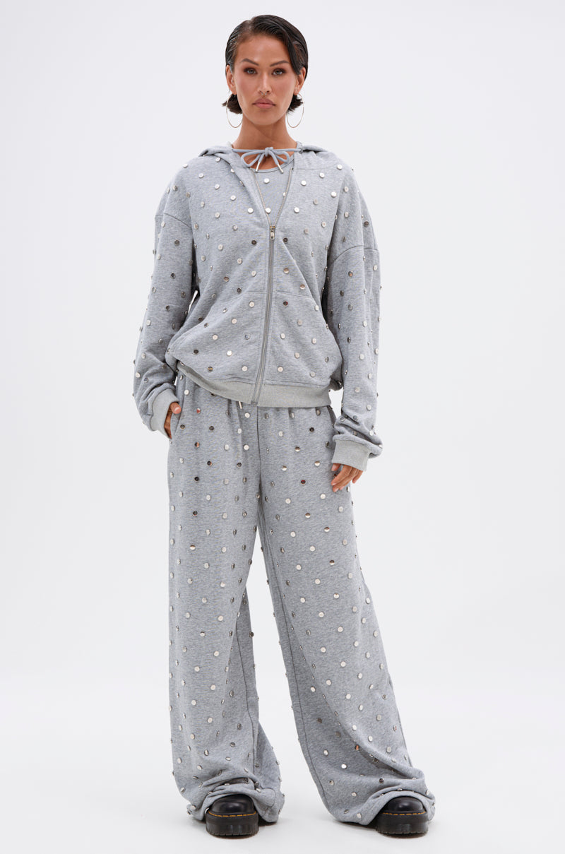 POPPING OFF ZIP UP SWEATSHIRT
