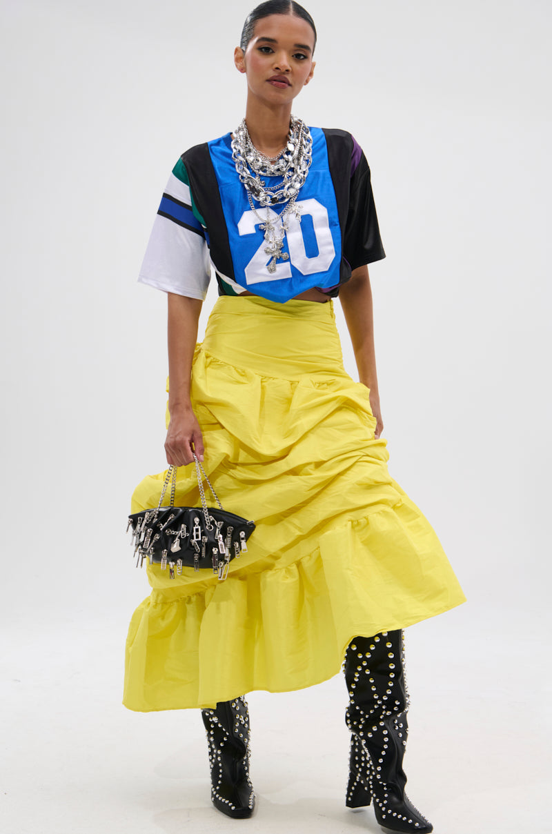 SUNSHINE MIDI SKIRT