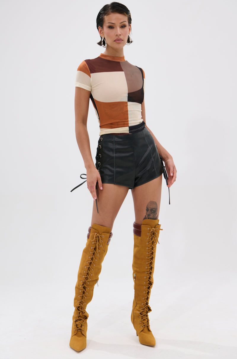 SYMBOLISM MESH SHORT SLEEVE TEE