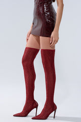 IM YOUR WEAKNESS FAUX LEATHER MINI SKIRT