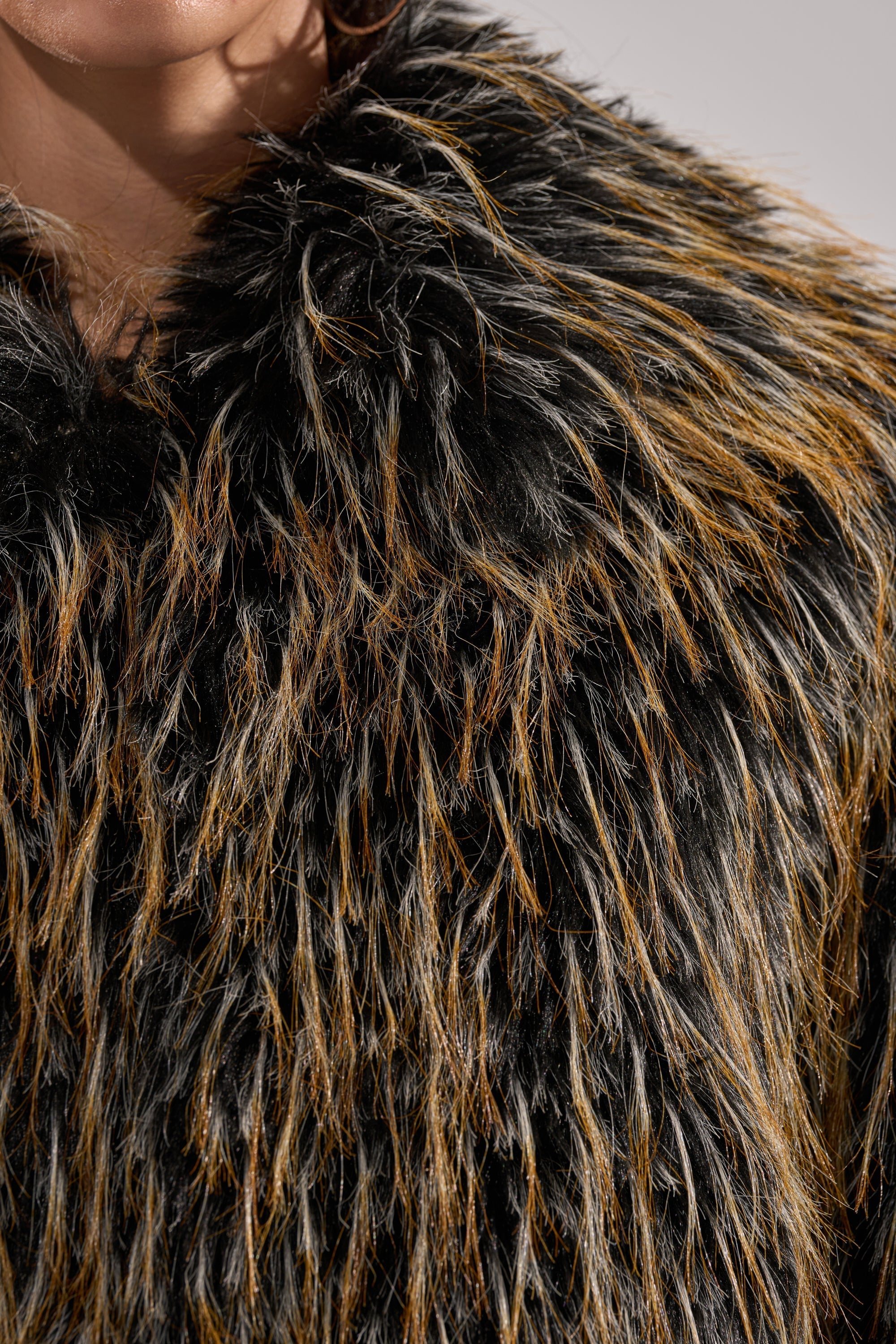 JUPITER FAUX FUR COAT