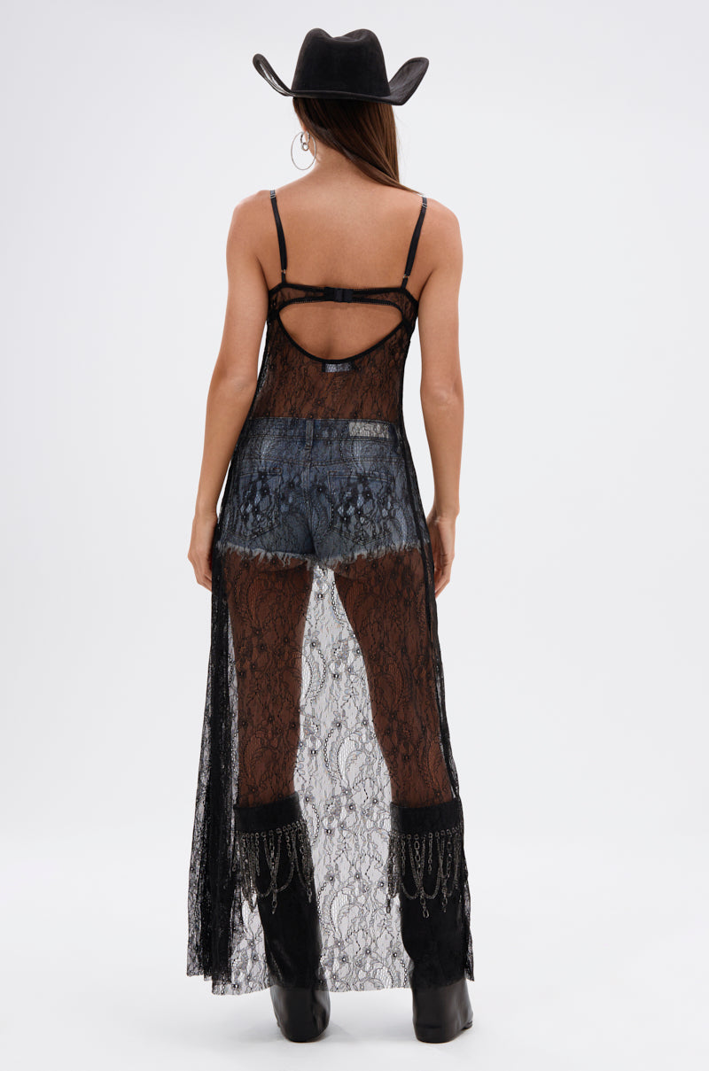SEE YOU LATER LACE BLOUSE