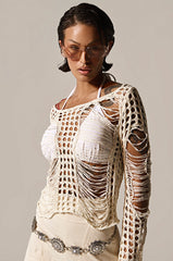 GINA LONG KNIT TOP