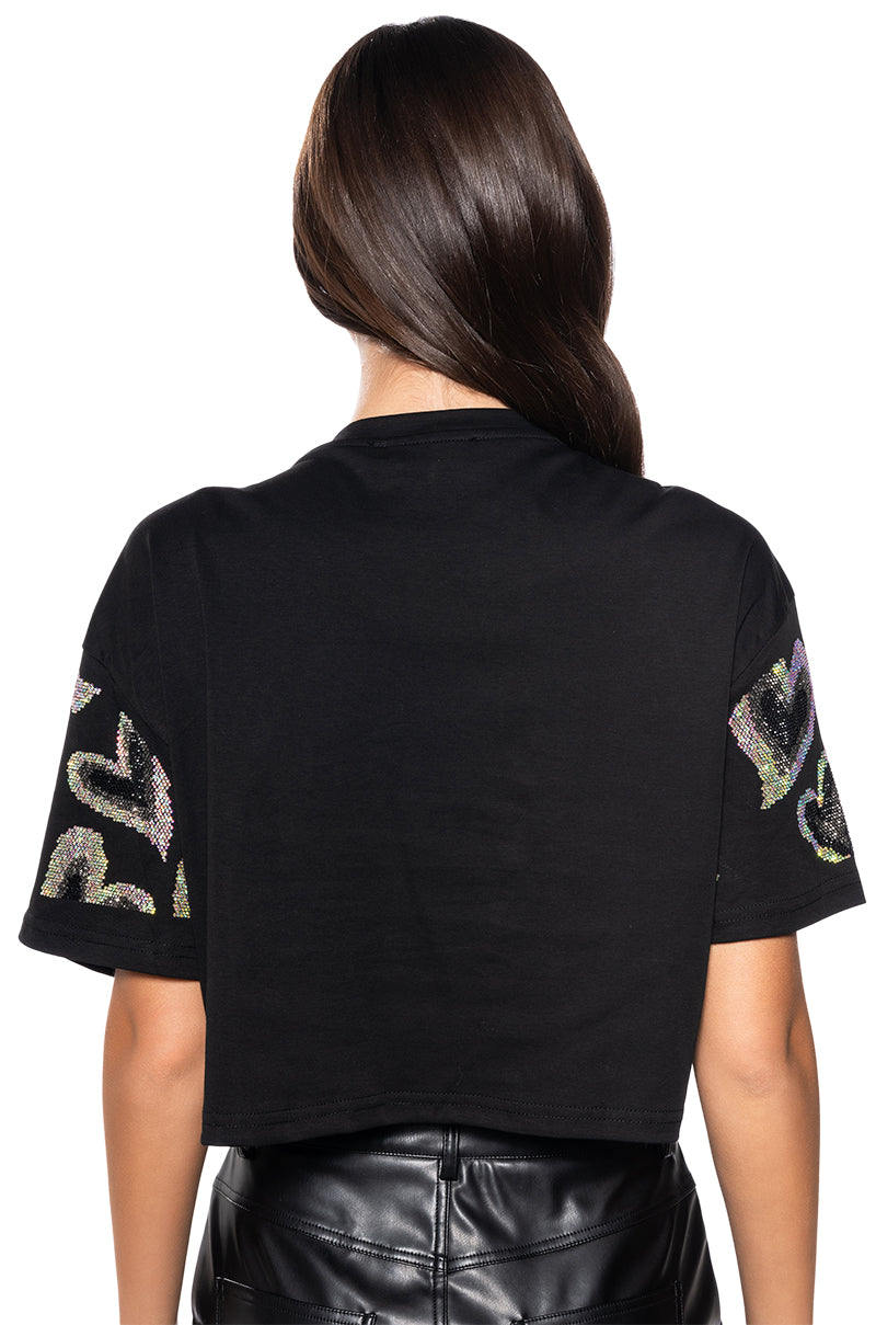 HEART ON MY SLEEVE SHORT SLEEVE T-SHIRT