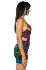 KNOW NO BETTER PRINT MINI DRESS