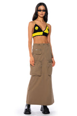 SMILE ABOUT IT HALTER TOP