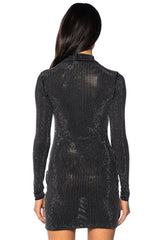 STARSHIPS MESH EMBELLISHED MINI DRESS