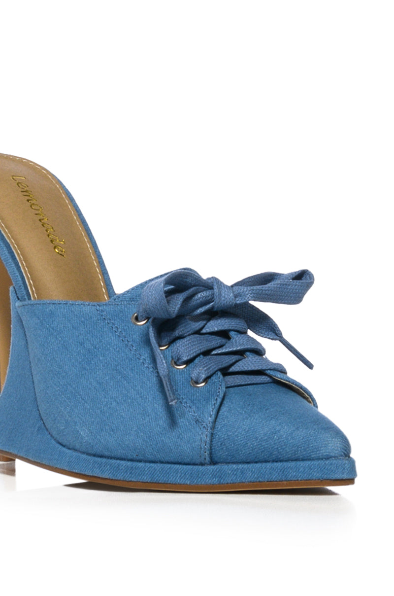 STUNNA DENIM PUMP